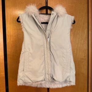 June Rabbit and Fox Fur Reversible Vest